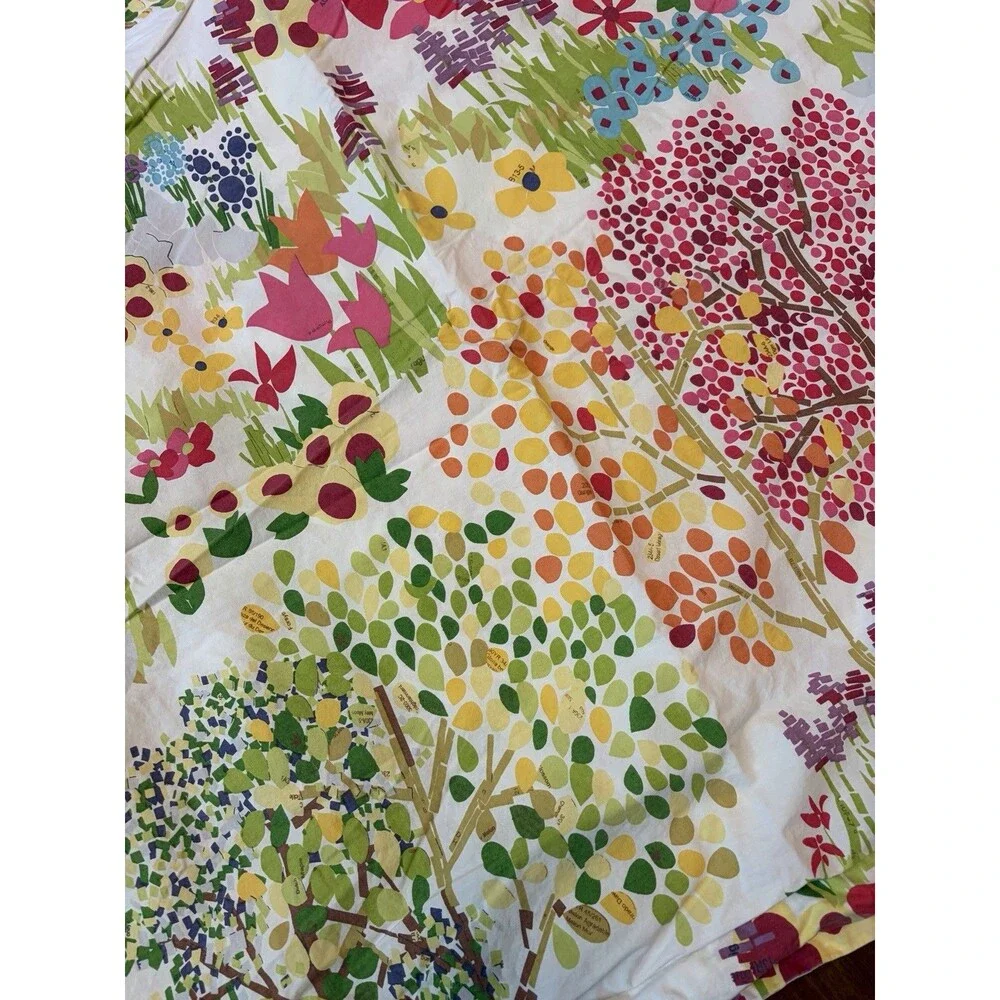 Pottery Barn Woodland Duvet Cover Full Paint By Numbers Organic Cotton Cottage